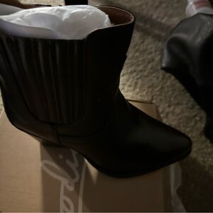 Zodiac Black Ankle Booties